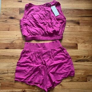 NWT!! 2 Piece Linen Set